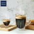 GIORNO FELICE Home Cafe Taza de Cristal de Doble Pared 2P (Espresso 80ml + Taza 350ml) Vidrio Borosilicato Aislante Resistente al Calor GIORNO FELICE Home Cafe Taza de Cristal de Doble Pared 2P (Espresso 80ml + Taza 350ml) Vidrio Borosilicato Aislante Resistente al Calor
